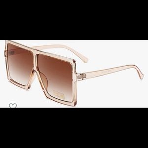 GRFISIA Square Sunglasses Rose Gold